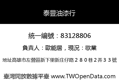 泰豐油漆行