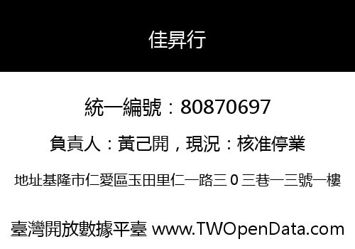 佳昇行