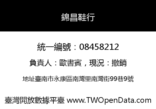 錦昌鞋行