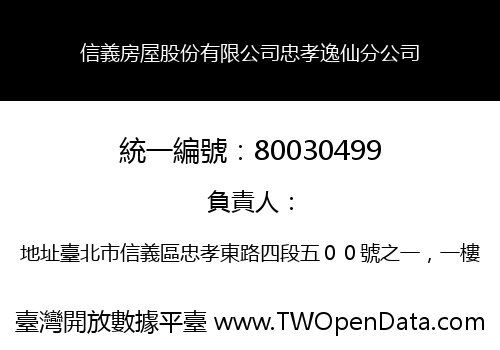 信義房屋股份有限公司忠孝逸仙分公司