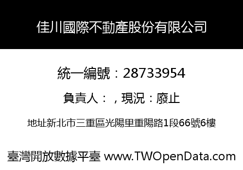 佳川國際不動產股份有限公司
