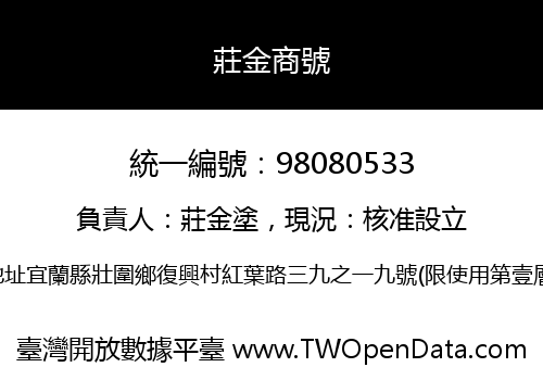 莊金商號