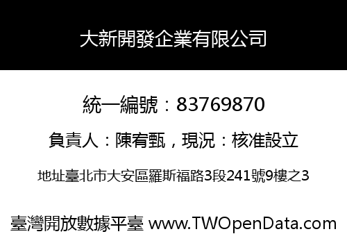 大新開發企業有限公司
