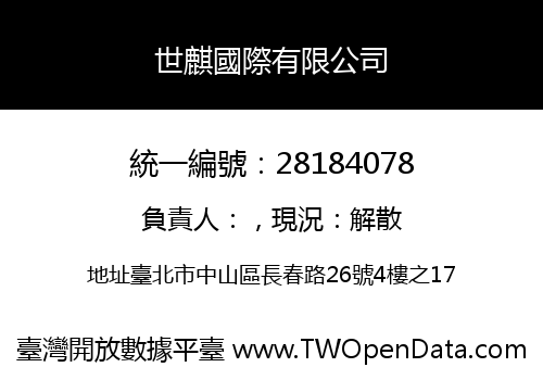 世麒國際有限公司