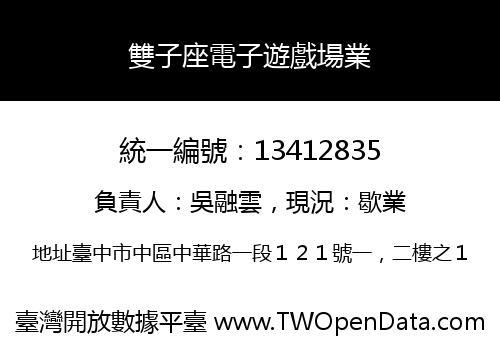 雙子座電子遊戲場業