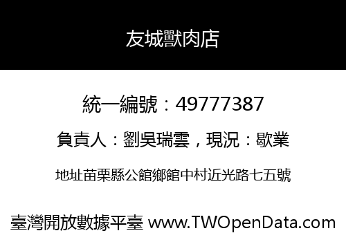 友城獸肉店