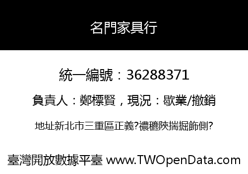 名門家具行
