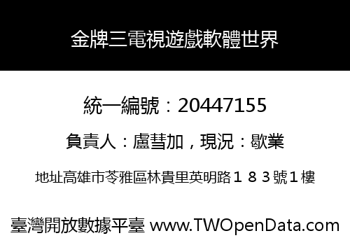 金牌三電視遊戲軟體世界