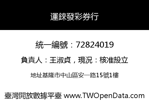 運錸發彩券行