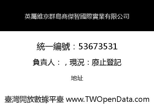 英屬維京群島商傑智國際實業有限公司