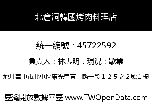 北倉洞韓國烤肉料理店