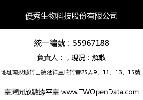優秀生物科技股份有限公司