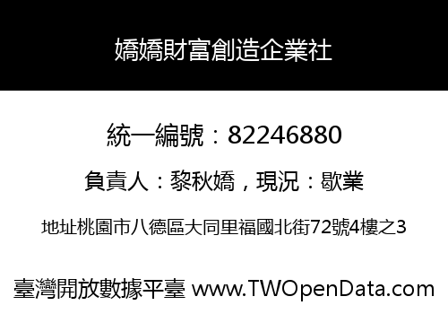 嬌嬌財富創造企業社