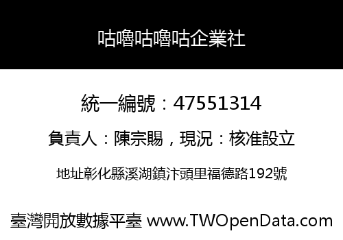 咕嚕咕嚕咕企業社