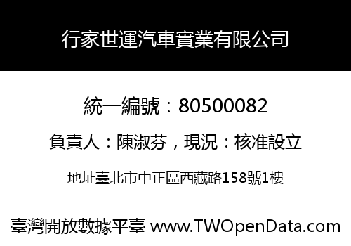 行家世運汽車實業有限公司
