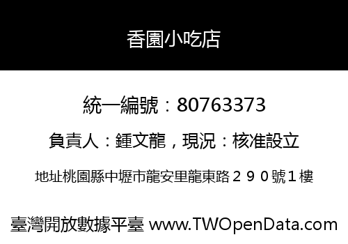 香園小吃店