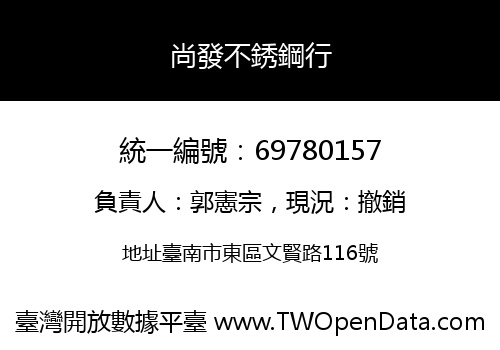 尚發不銹鋼行