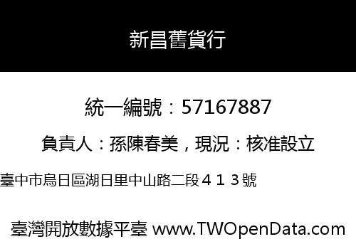 新昌舊貨行