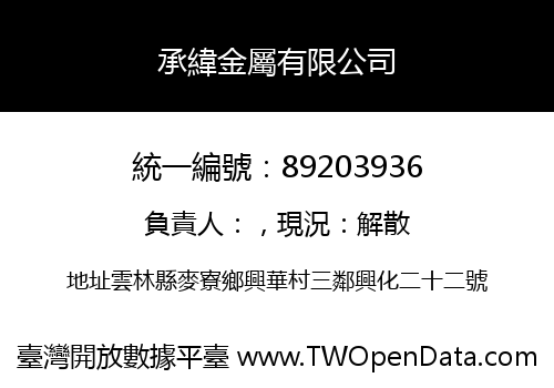 承緯金屬有限公司