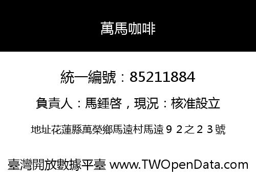 萬馬咖啡