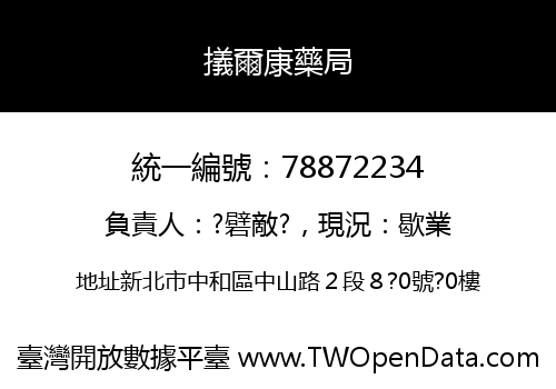 㩘爾康藥局