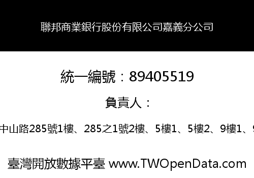 聯邦商業銀行股份有限公司嘉義分公司