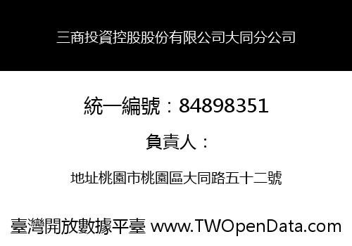 三商投資控股股份有限公司大同分公司