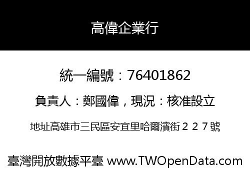 高偉企業行