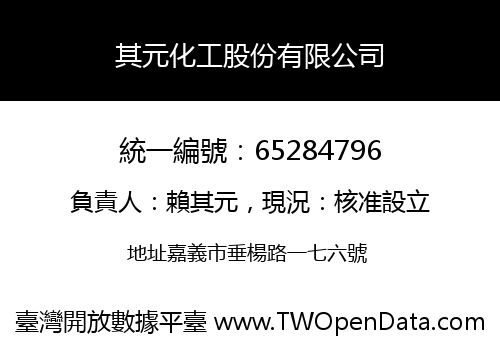 其元化工股份有限公司