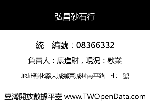 弘昌砂石行
