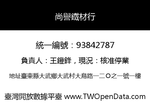 尚譽鐵材行