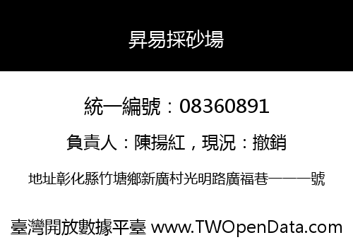昇易採砂場