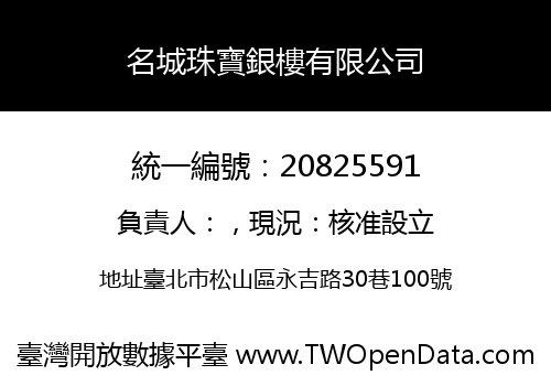 名城珠寶銀樓有限公司
