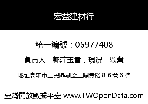 宏益建材行