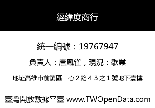 經緯度商行