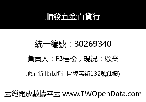 順發五金百貨行