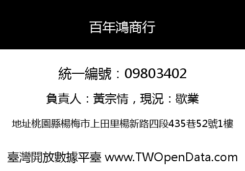 百年鴻商行