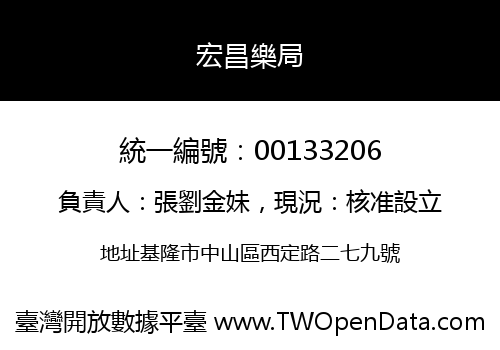 宏昌樂局