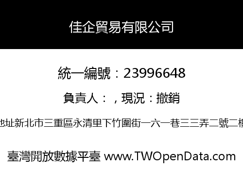 佳企貿易有限公司