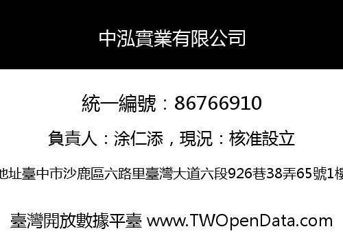 中泓實業有限公司