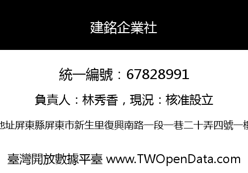 建銘企業社