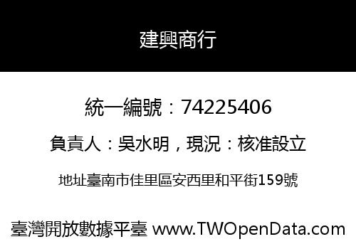 建興商行