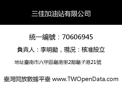 三佳加油站有限公司