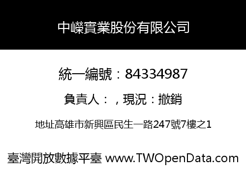 中嶸實業股份有限公司