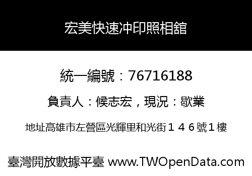 宏美快速冲印照相舘