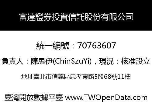 富達證券投資信託股份有限公司