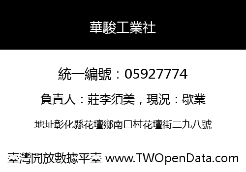 華駿工業社
