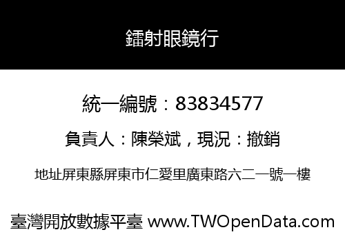 鐳射眼鏡行