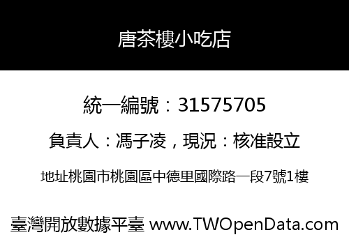 唐茶樓小吃店
