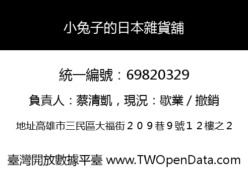 小兔子的日本雜貨舖